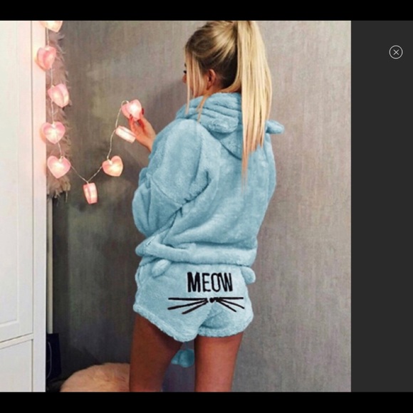 Boutique Other - 🎈HOST PICK 🎉12/26 BN Baby Blue Shorts Sweatsuit